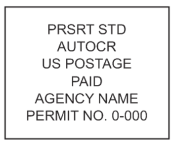 Presorted Standard AutoCR Mail Stamp PSI-4141